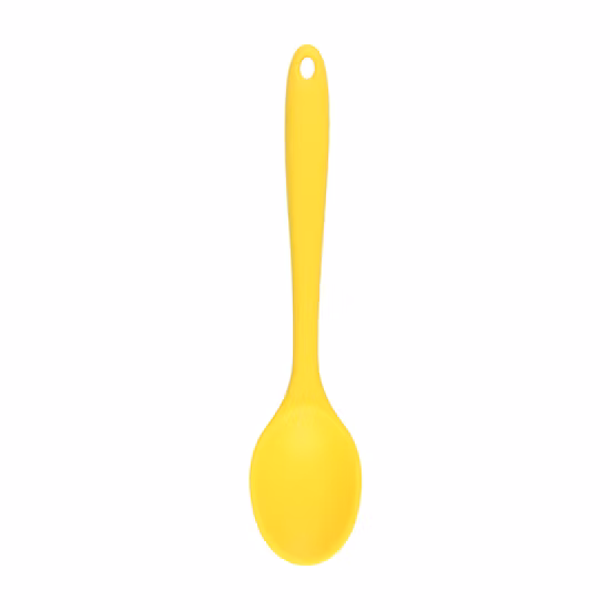 Colher pá de utensílios de cozinha com resistência a altas temperaturas de silicone de qualidade alimentar por atacado